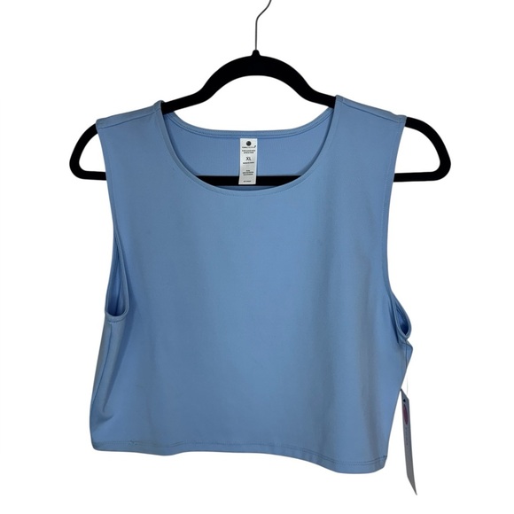 Yogalicious Pure Cloud Muscle Tank Blue - Picture 2 of 9